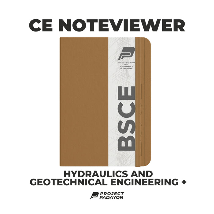 Civil Engineering NoteViewer Version 2 - Hydraulics and Geotechnical Engineering + (HGE) [Notebook + Reviewer - Leather Notebook