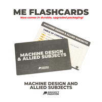ME FLASHCARDS BUNDLES - Engineering Mathematics, Machine Design and Allied Subjects (MD), Power and Industrial Plant Engineering (PIPE)AND Engineering Sciences and Allied Sciences (ESAS)
