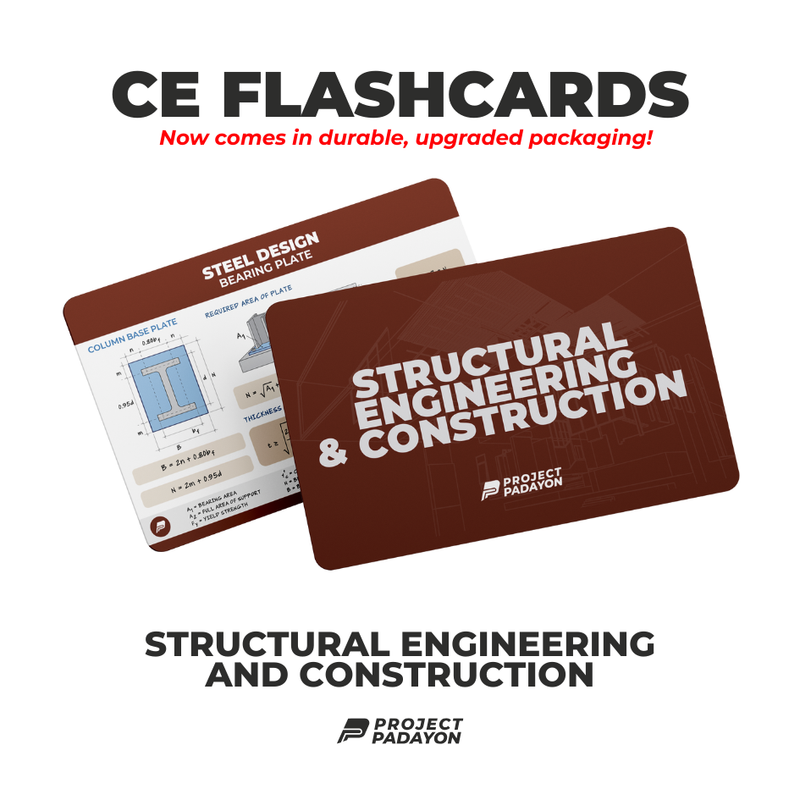 CE FLASHCARDS BUNDLES - Engineering Mathematics, Hydraulics, Geotechnical, Environmental (HGE+), Structural, Engineering and Construction (SEC) AND Engineering Sciences and Allied Sciences (ESAS)