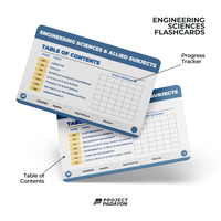 FLASHCARDS BUNDLES - Engineering Mathematics, Hydraulics, Geotechnical, Environmental (HGE+), Structural, Engineering and Construction (SEC) AND Engineering Sciences and Allied Sciences (ESAS)