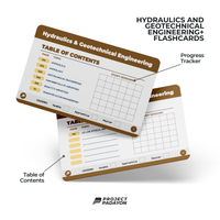 FLASHCARDS BUNDLES - Engineering Mathematics, Hydraulics, Geotechnical, Environmental (HGE+), Structural, Engineering and Construction (SEC) AND Engineering Sciences and Allied Sciences (ESAS)