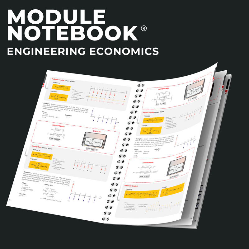 Module Notebook - Engineering Economics  - B5 Notebook