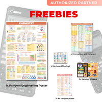 CANON F-789SGA VERSION II Transparent Scientific Calculator with Project Padayon Study Freebies | Limited Stocks