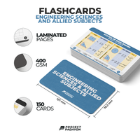 FLASHCARDS BUNDLES - Engineering Mathematics, Hydraulics, Geotechnical, Environmental (HGE+), Structural, Engineering and Construction (SEC) AND Engineering Sciences and Allied Sciences (ESAS)