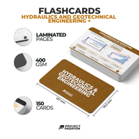 CE FLASHCARDS BUNDLES - Engineering Mathematics, Hydraulics, Geotechnical, Environmental (HGE+), Structural, Engineering and Construction (SEC) AND Engineering Sciences and Allied Sciences (ESAS)
