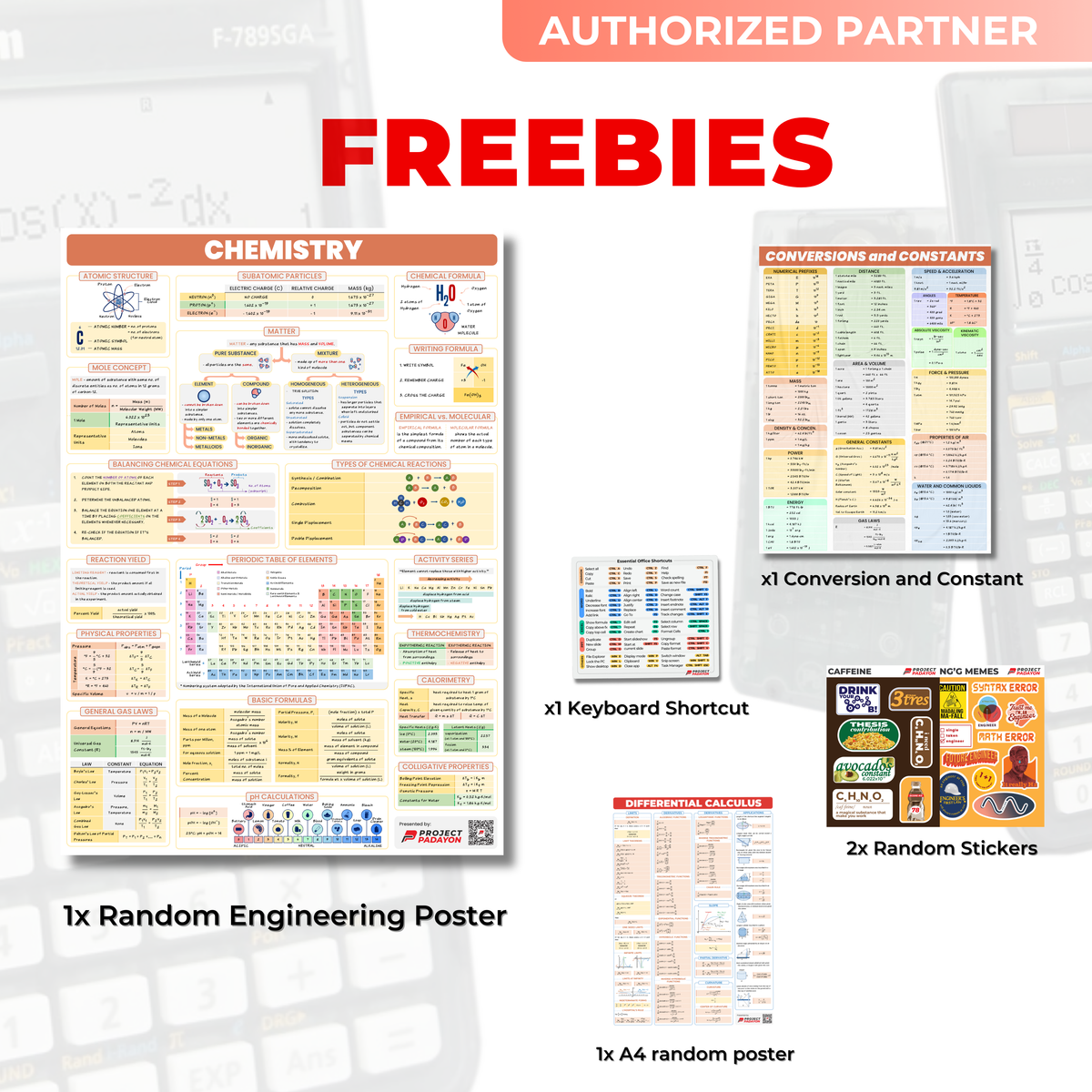 Canon F-789SGA (Version 1) Transparent Scientific Calculator + FREE Project Padayon Products (Limited Stock)