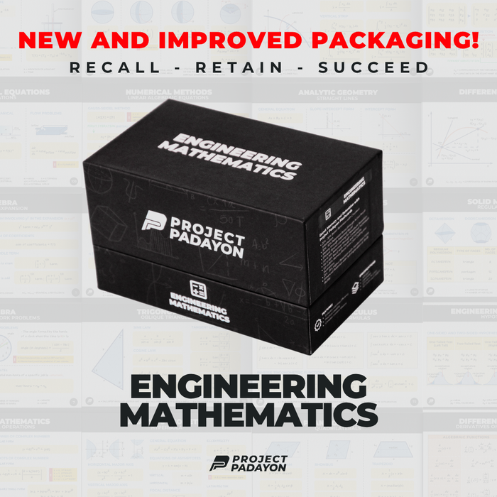 FLASHCARDS SOLO PACK - Engineering Mathematics Flashcards, HGE+ Flashcards, SEC Flashcards, ESAS Flashcards, PEE Flashcards, PIPE Flashcards, MD Flashcards, CEP Flashcards, PCP Flashcards