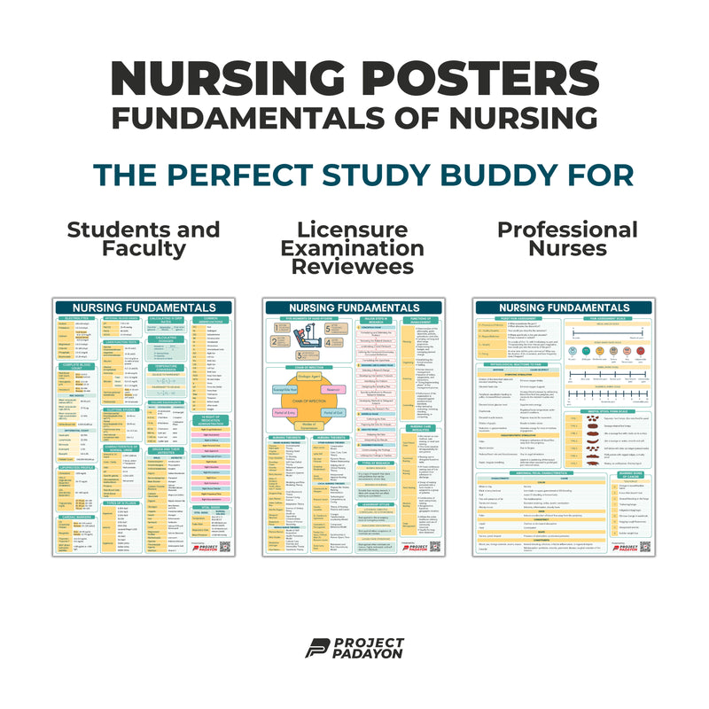 Fundamentals of Nursing Poster - B3 Size