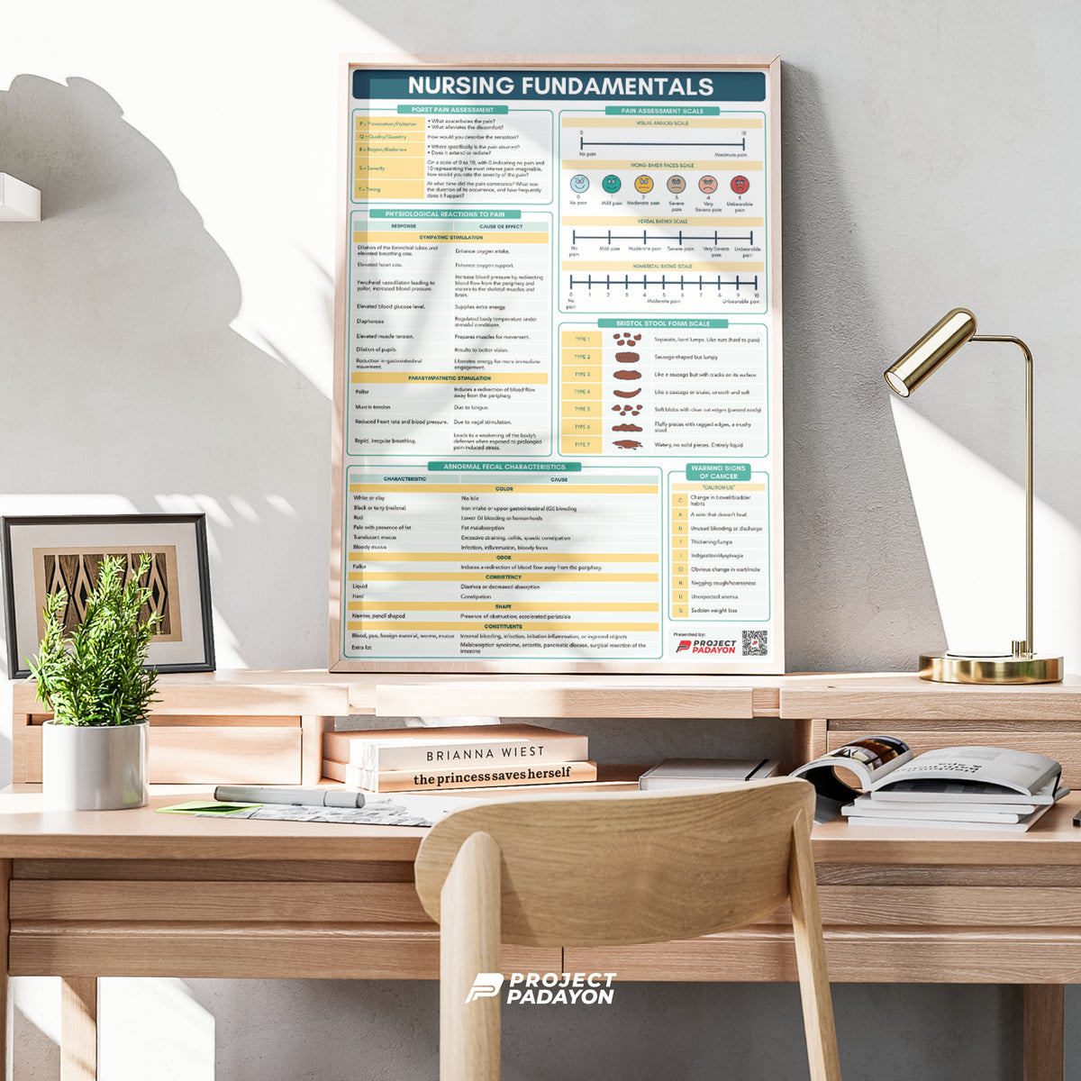 Fundamentals of Nursing Poster - B3 Size