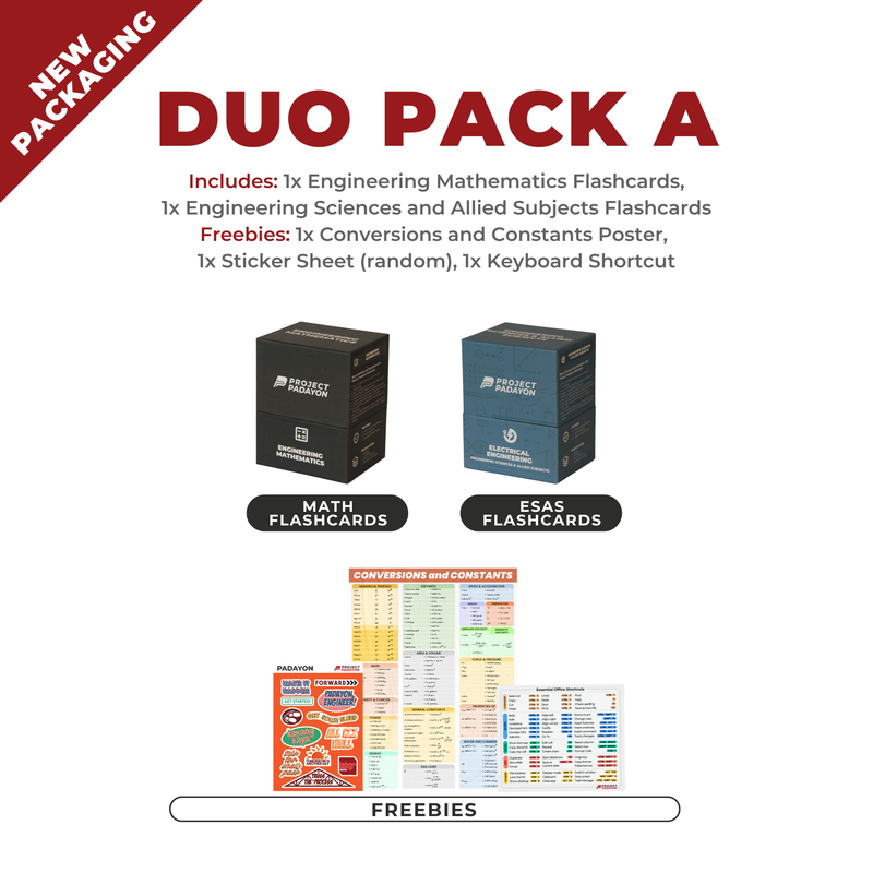 ME FLASHCARDS BUNDLES - Engineering Mathematics, Machine Design and Allied Subjects (MD), Power and Industrial Plant Engineering (PIPE)AND Engineering Sciences and Allied Sciences (ESAS)