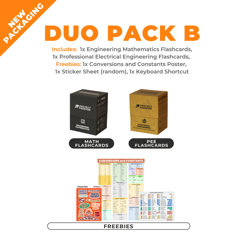 EE FLASHCARDS BUNDLES - Engineering Mathematics, Professional Electrical Engineering AND Engineering Sciences and Allied Sciences (ESAS)