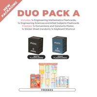 ChE FLASHCARDS BUNDLES - Engineering Mathematics, Chemical Engineering Processes (CEP), Physical and Chemical Principles (PCP) AND Engineering Sciences and Allied Sciences (ESAS)