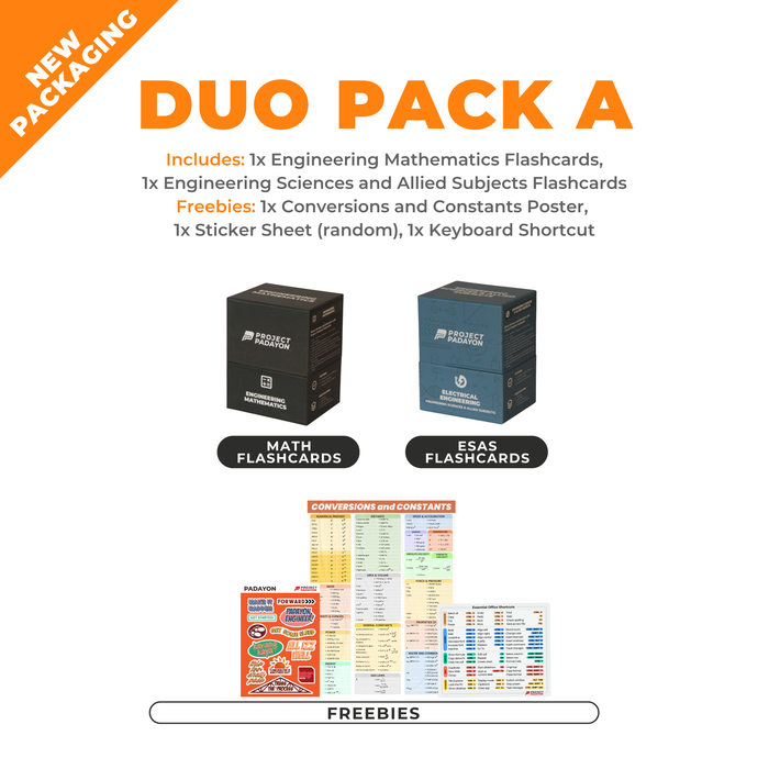 EE FLASHCARDS BUNDLES - Engineering Mathematics, Professional Electrical Engineering AND Engineering Sciences and Allied Sciences (ESAS)
