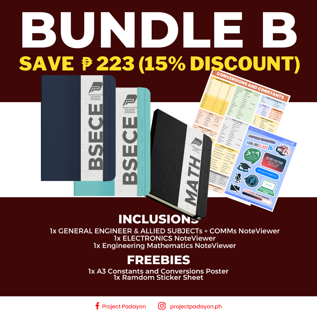 ECE BUNDLE - GEAS + Communications + Electronics + MATH – Project Padayon