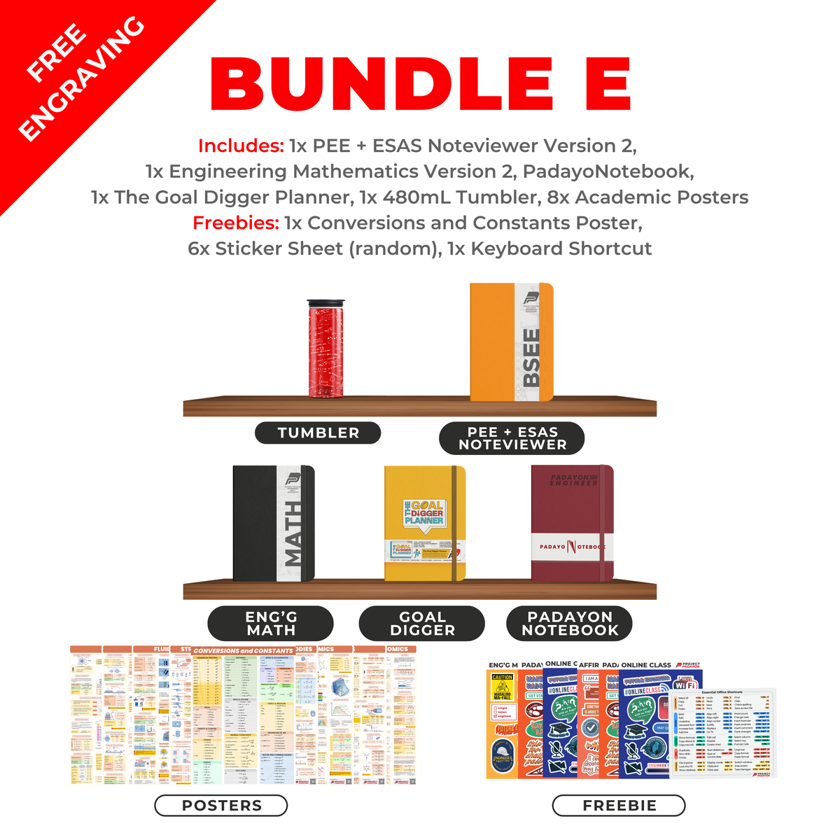 EE BUNDLES -Version 2 - Eng'gSciences & Allied Subjects + Professional Electrical Engineering +Math