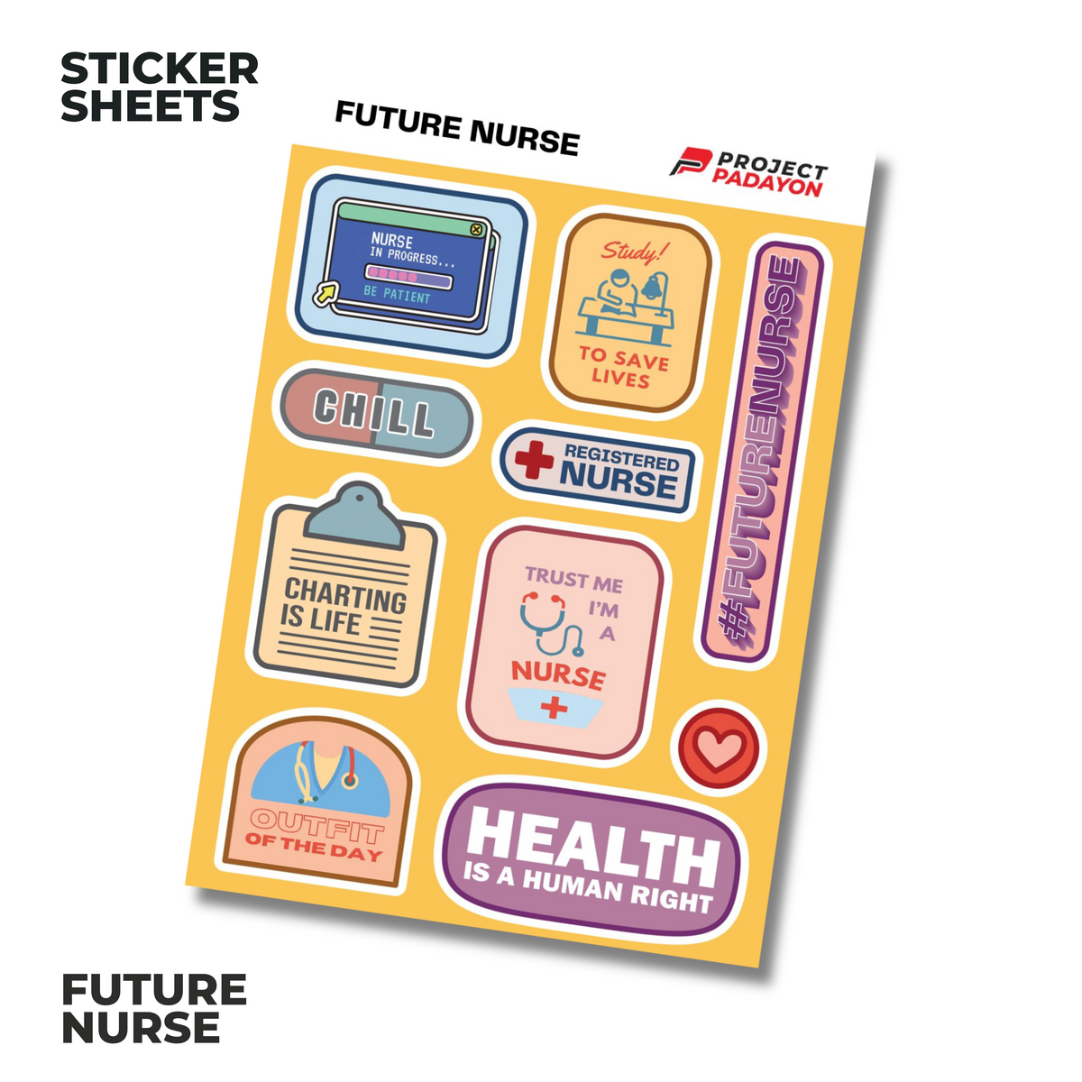Project Padayon Theme Stickers