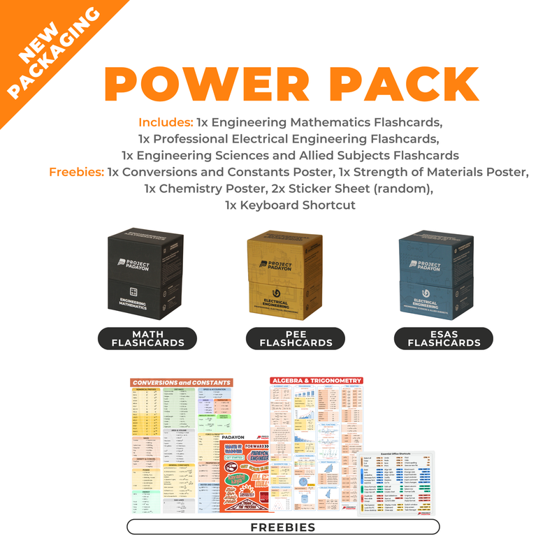 EE FLASHCARDS BUNDLES - Engineering Mathematics, Professional Electrical Engineering AND Engineering Sciences and Allied Sciences (ESAS)