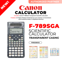 Canon F-789SGA Transparent Scientific Calculator + FREE Project Padayon Products (Limited Stock)