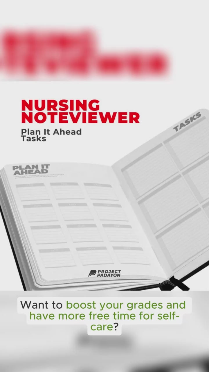 Nursing Noteviewer - Fundamentals (notebook + reviewer) – Project Padayon